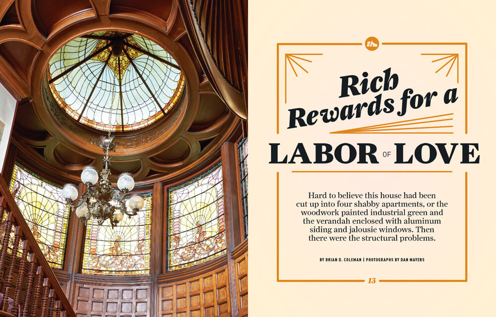 Rich Rewards for a Labor of Love by Megan Hillman