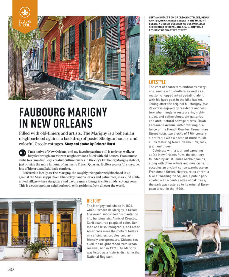 Faubourg Marigny in New Orleans by Megan Hillman