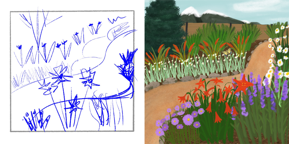 Garden Illustrations by Megan Hillman Donovan