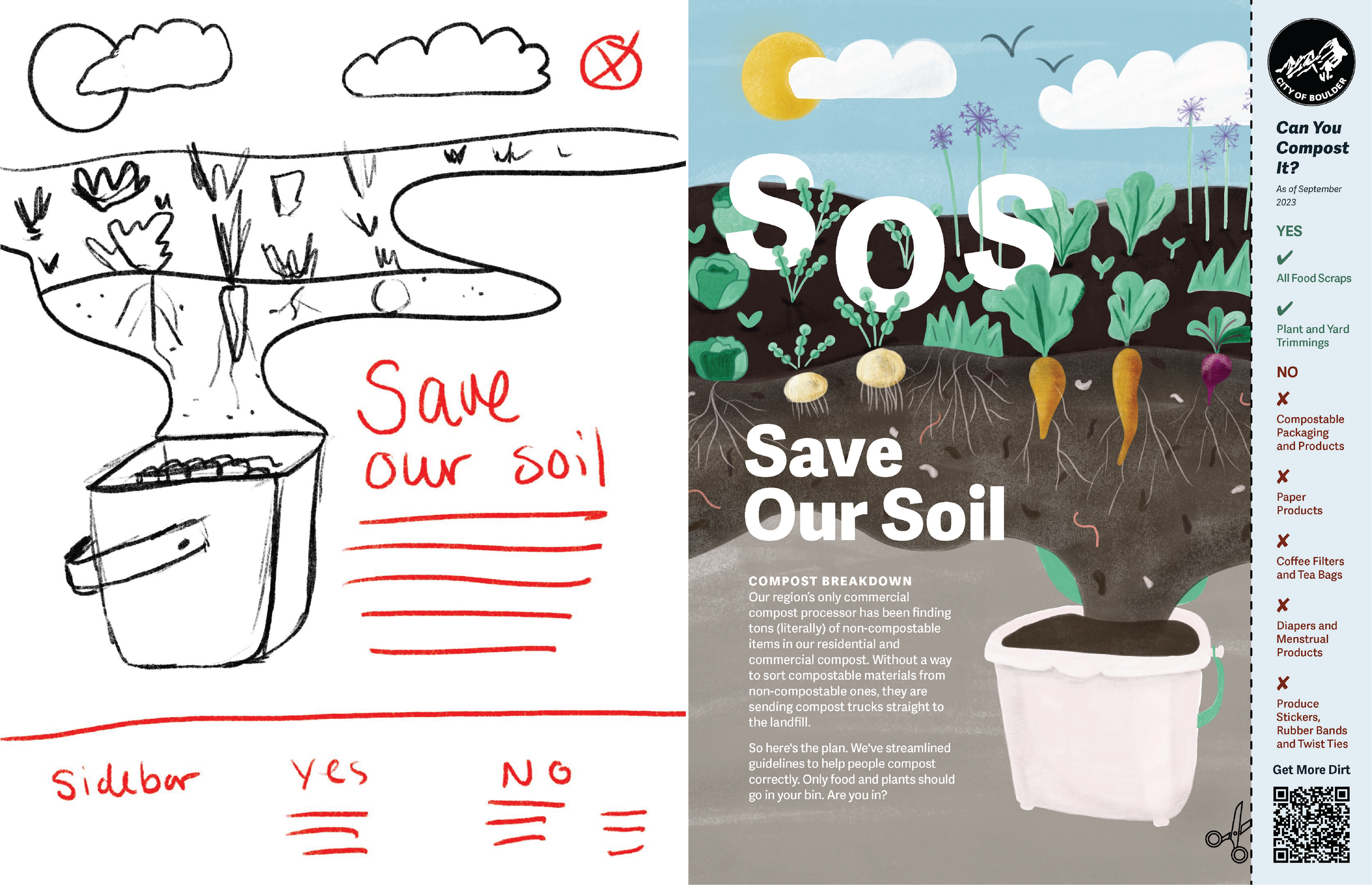 SOS Illustration by Megan Hillman Donovan