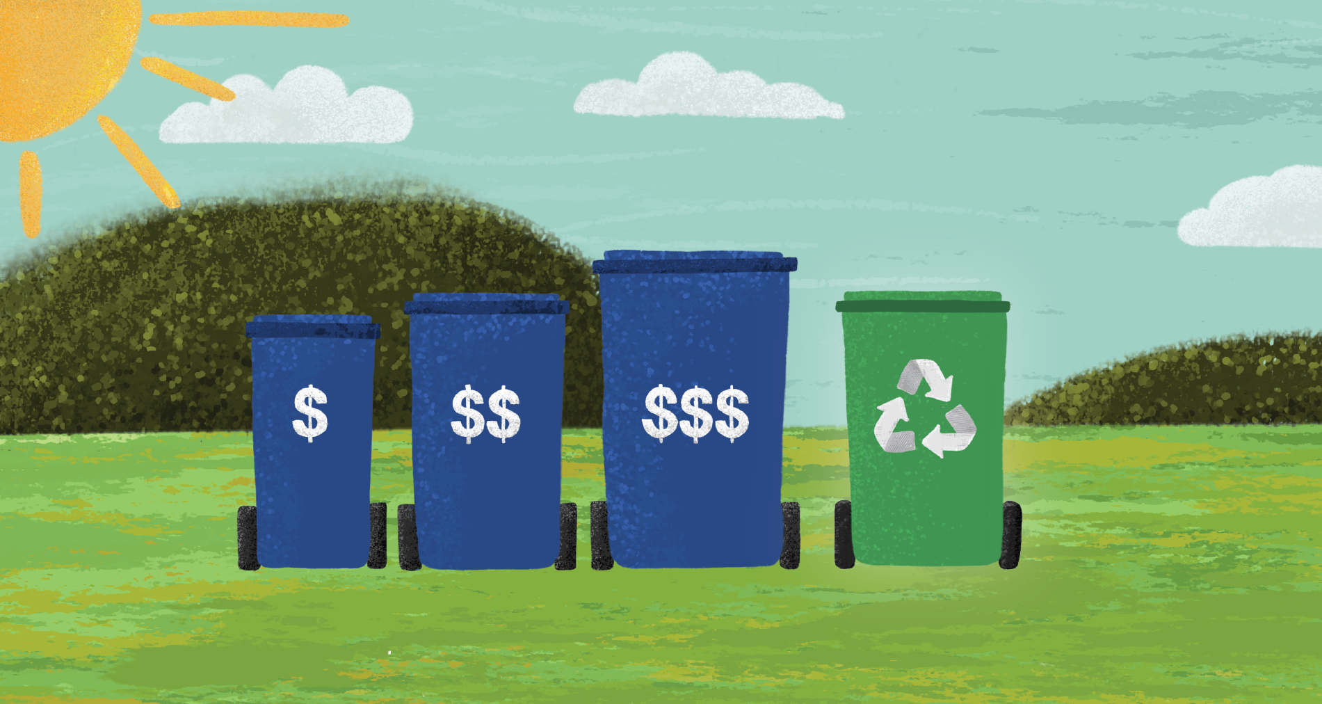Recycling Illustrations by Megan Hillman Donovan