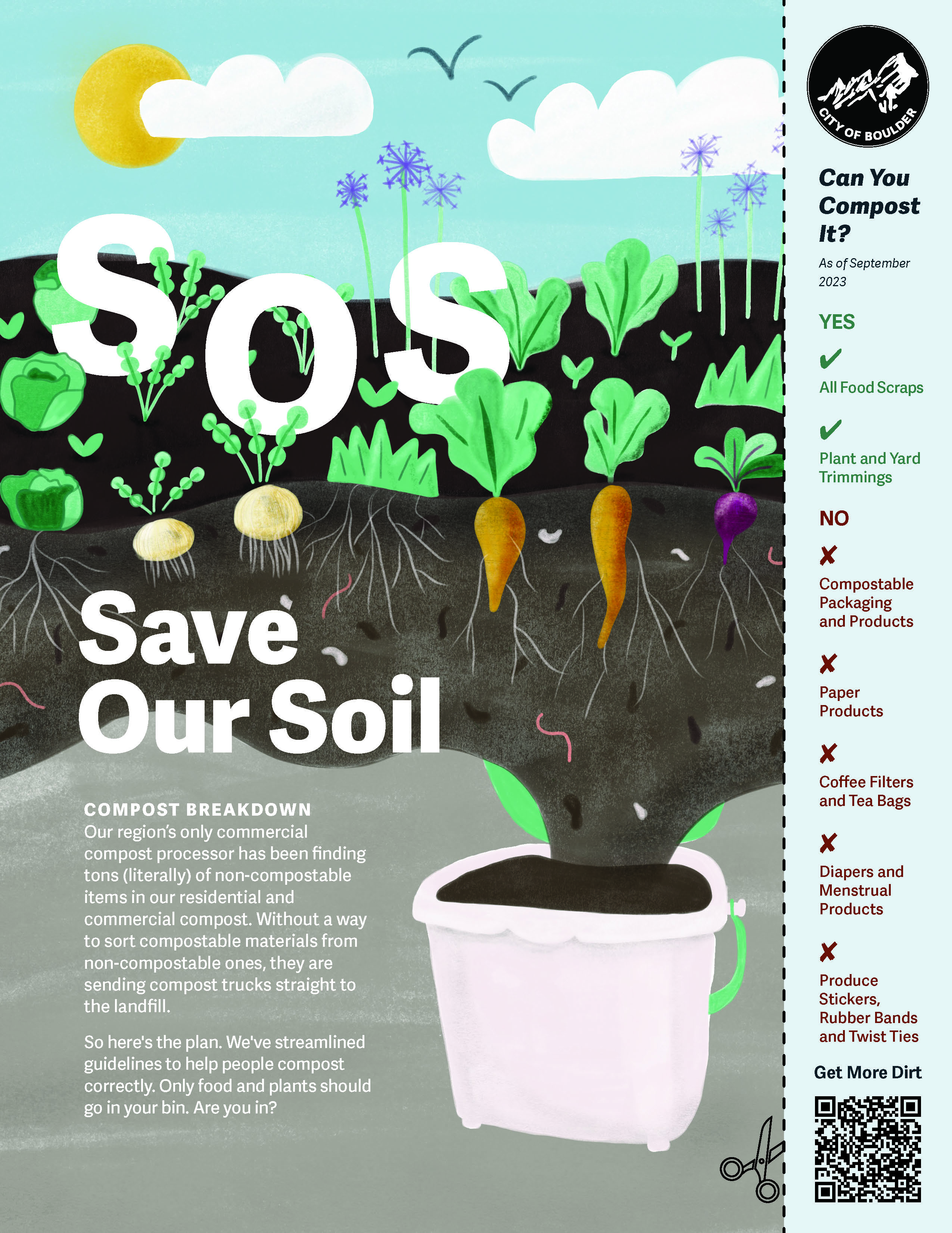 SOS Illustration by Megan Hillman Donovan