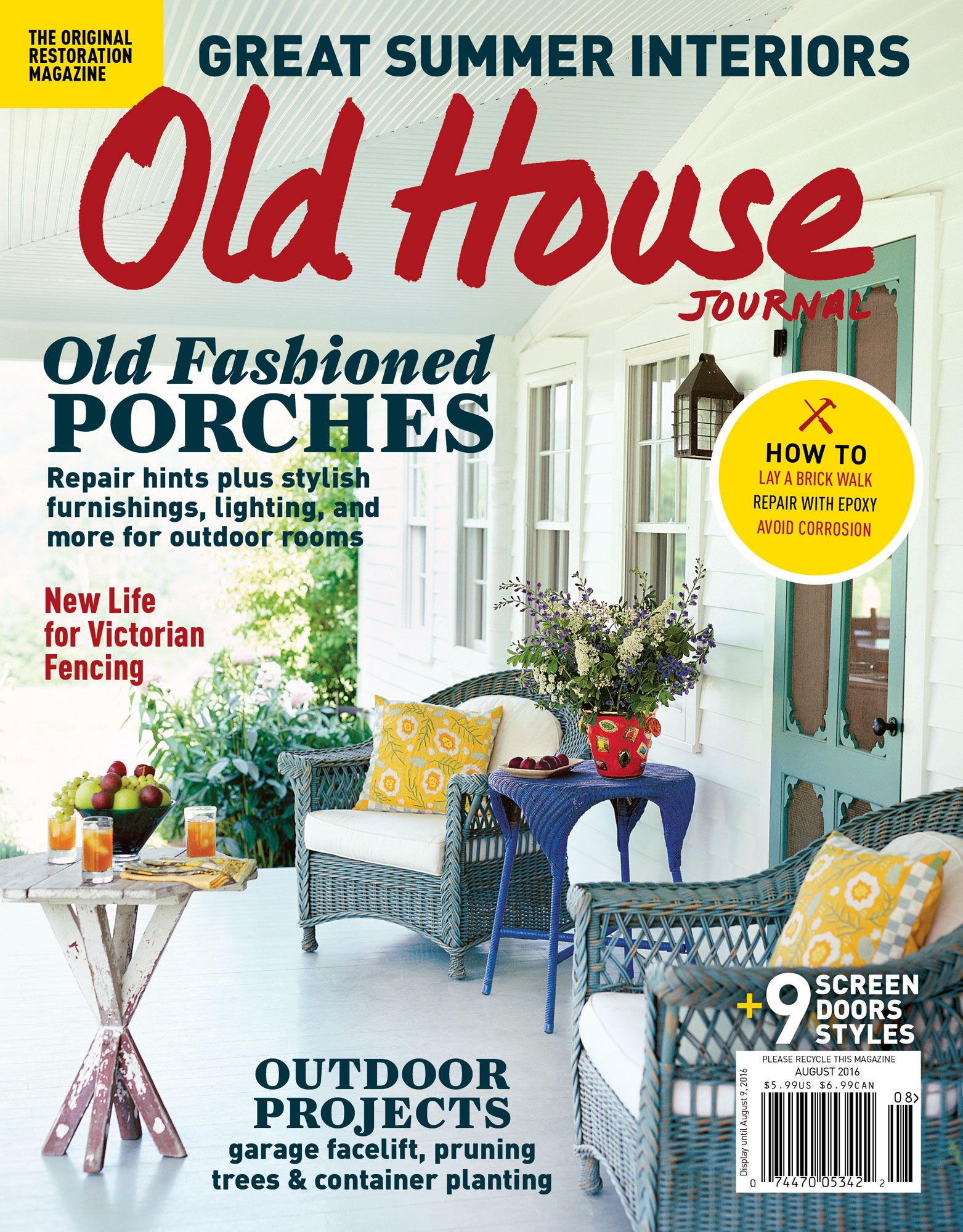 Old House Journal Covers by Megan Hillman