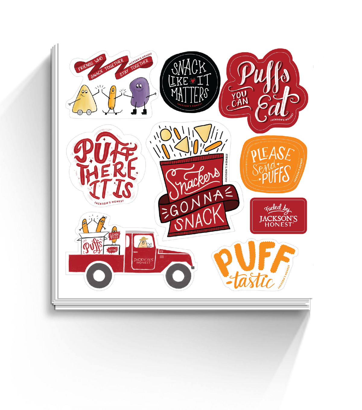 Jackson's Honest Stickers by Megan Hillman