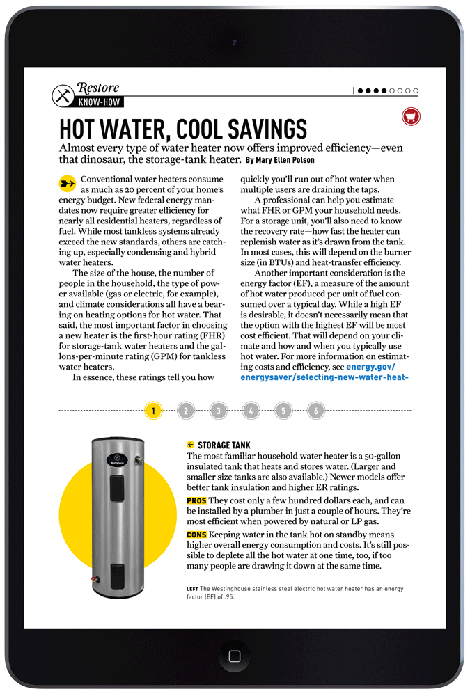 Hot Water, Cool Savings by Megan Hillman