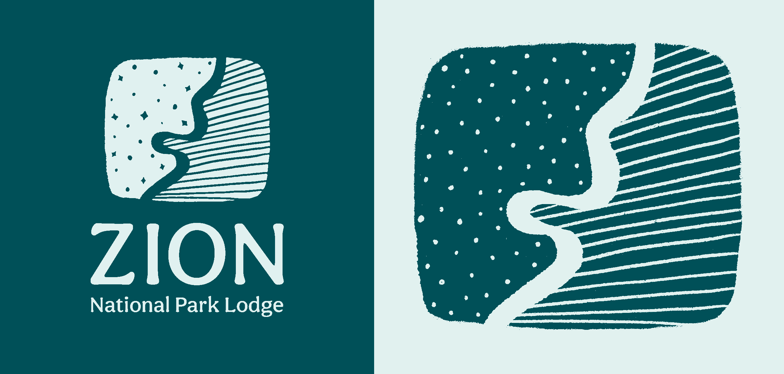 Zion National Park Lodge Logo by Megan Hillman Donovan
