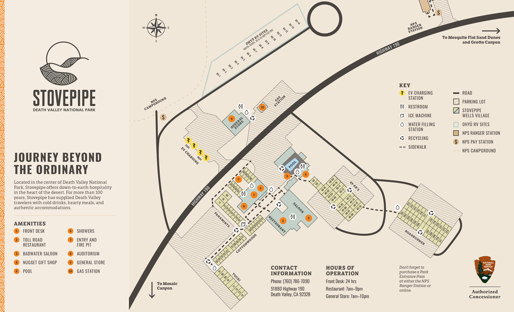 Stovepipe Wells Brochure by Megan Hillman Donovan