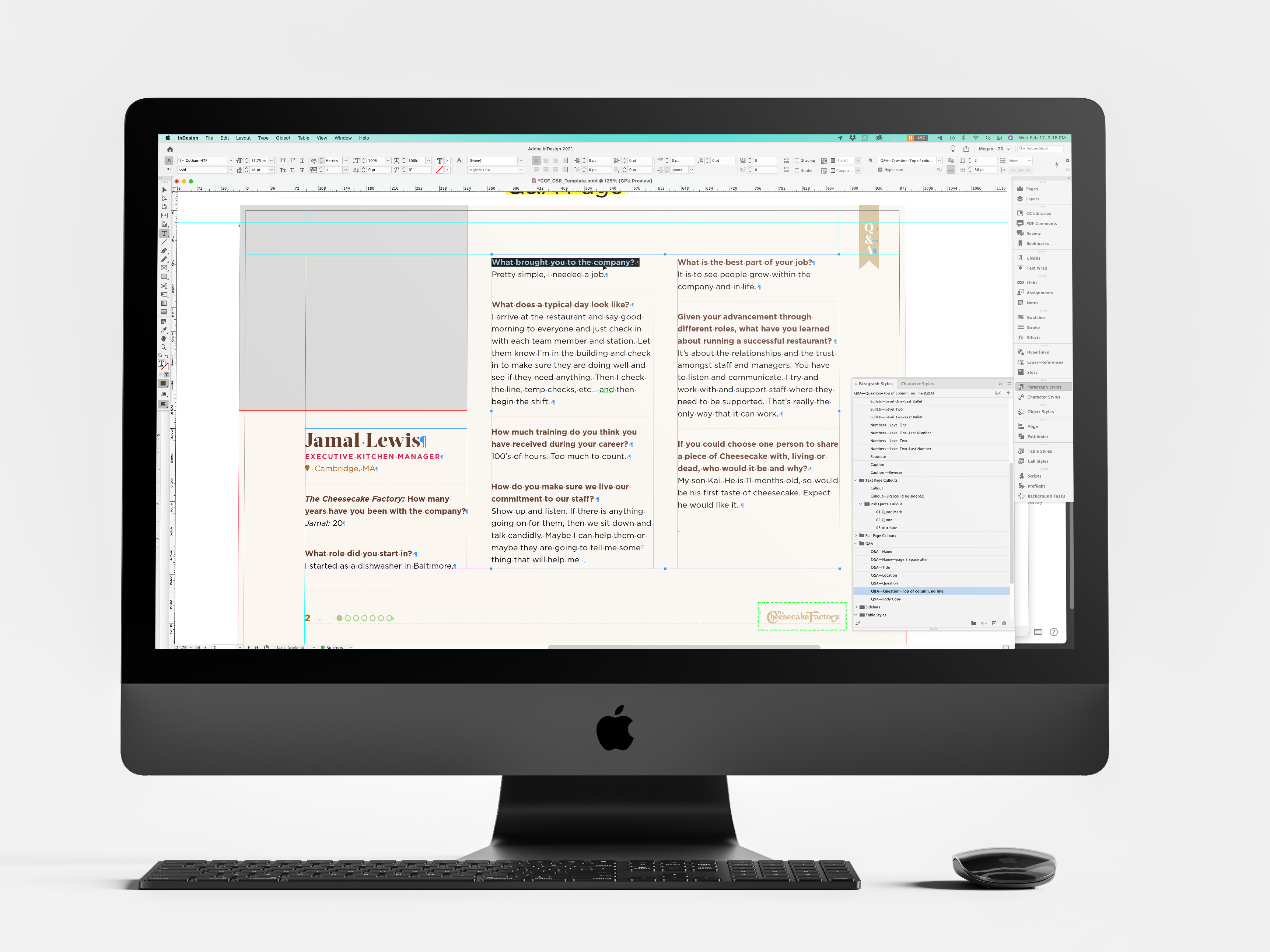 CSR Template by Megan Hillman Donovan