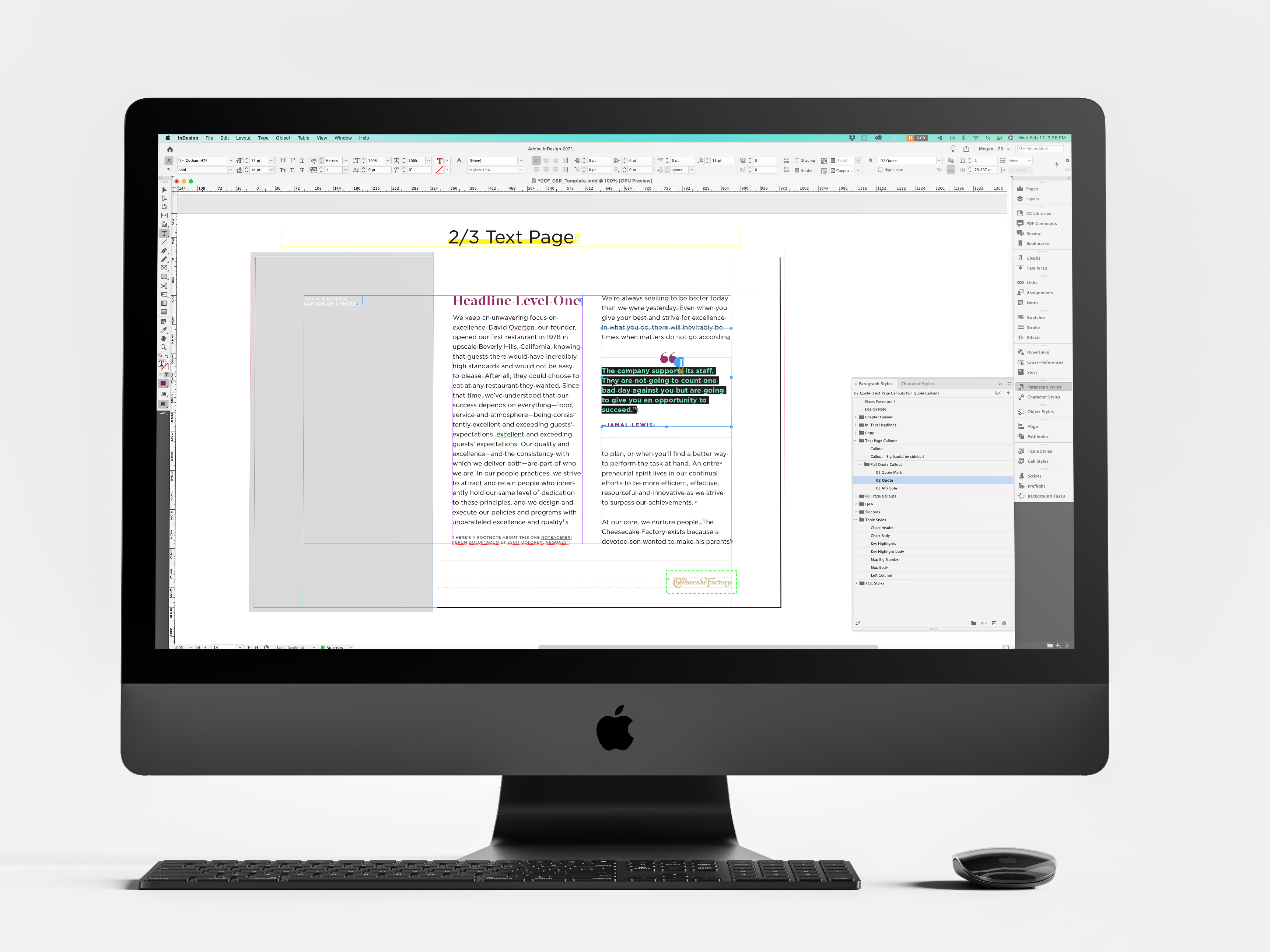 CSR Template by Megan Hillman Donovan