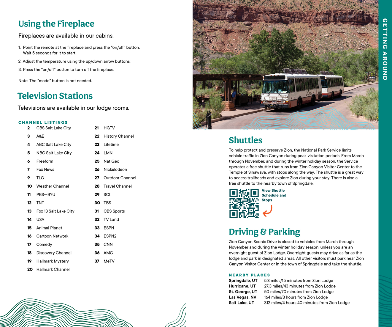 Zion National Park Lodge Room Guide by Megan Hillman Donovan