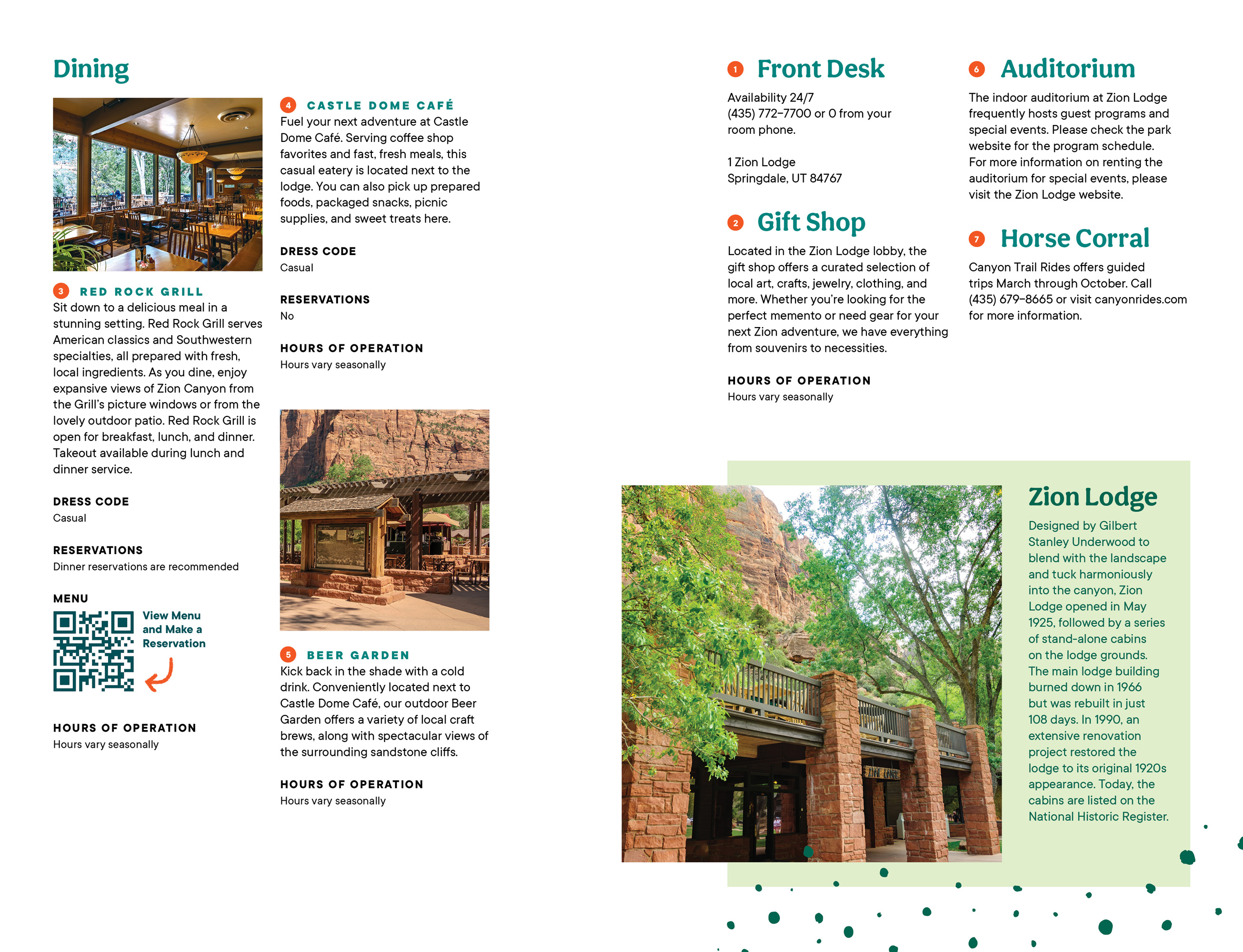 Zion National Park Lodge Room Guide by Megan Hillman Donovan