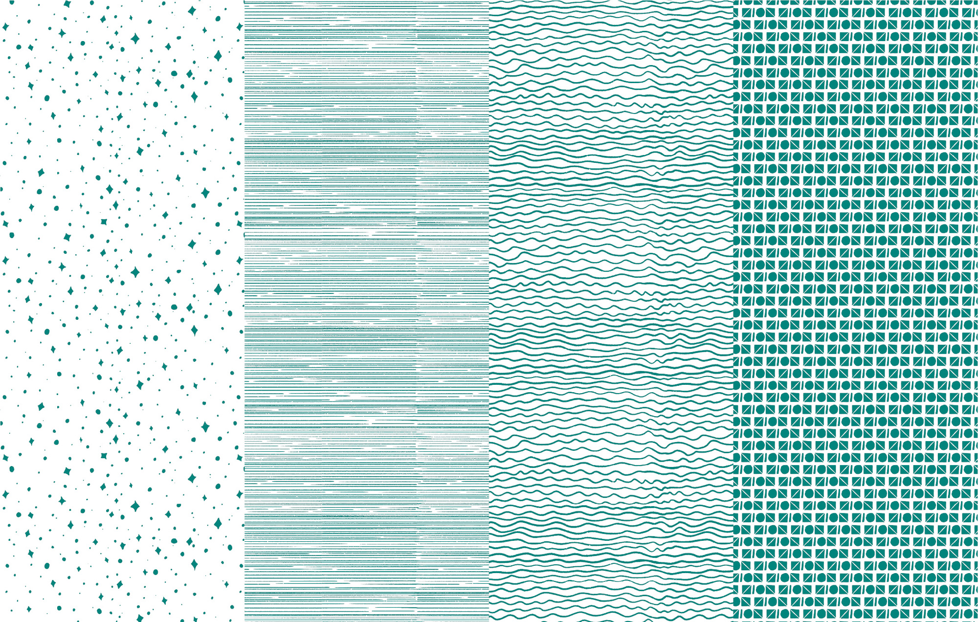 Zion National Park Lodge Brand Patterns by Megan Hillman Donovan