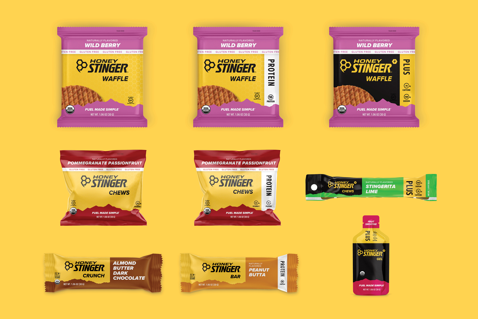 Honey Stinger Packaging by Megan Hillman Donovan