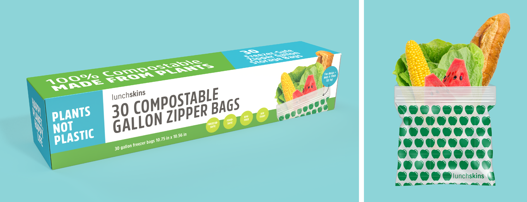 LunckSkins Packaging by Megan Hillman