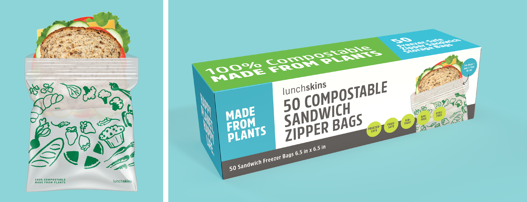 LunckSkins Packaging by Megan Hillman